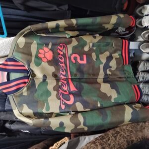 Brand New. Never Worn, One Of A Kind Camouflage CLEMSON Jacket. Size Large